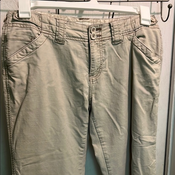 Maurices Tan Flare Wide Leg Jeans Relaxed Fit - Picture 1 of 8